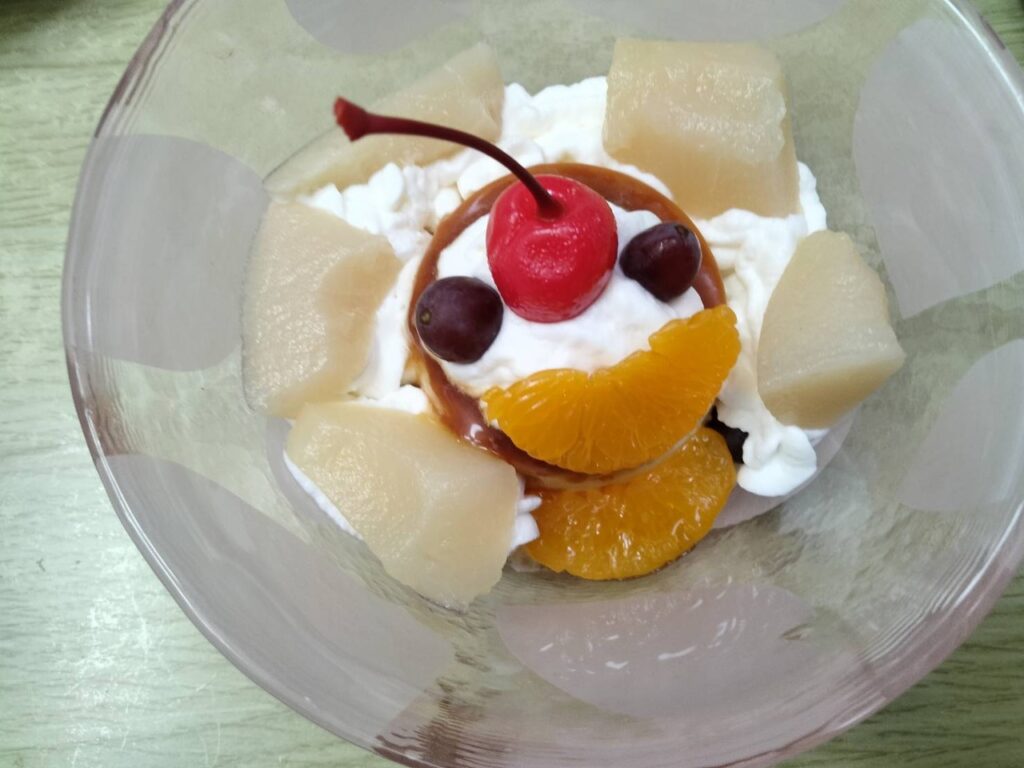 プリンアラモード